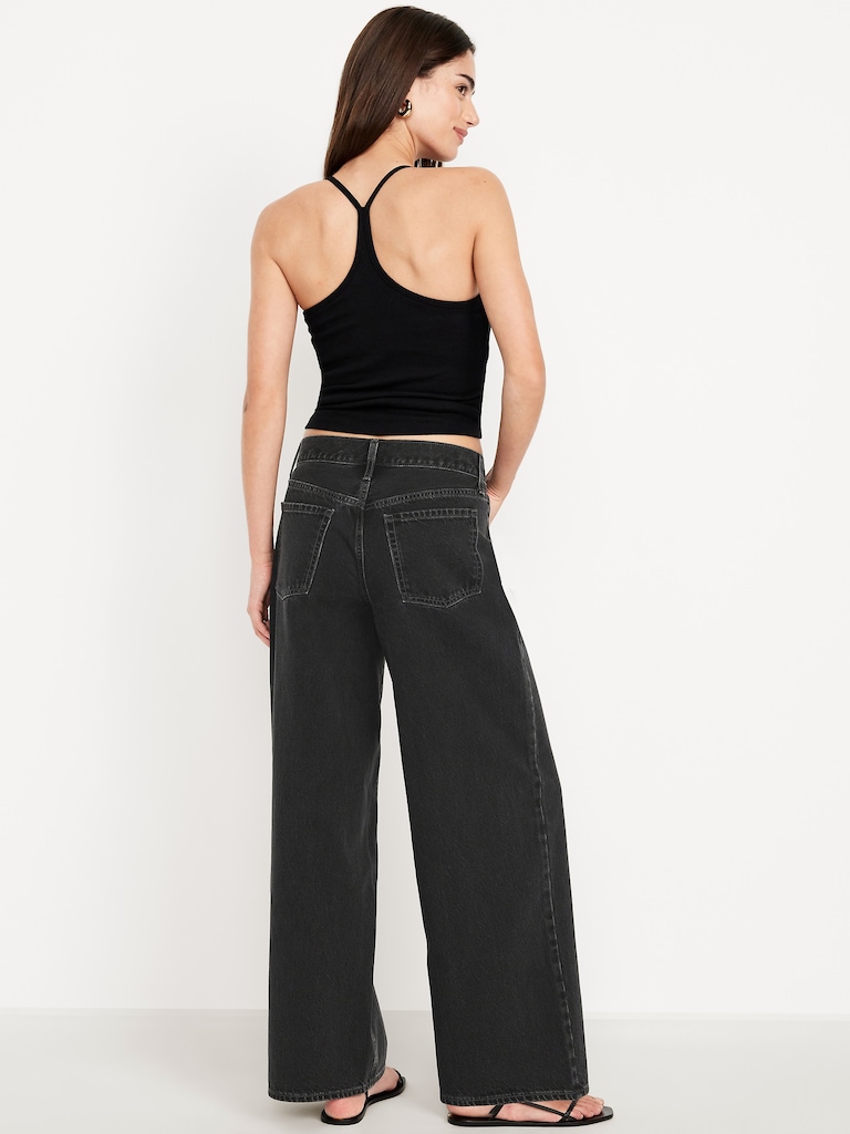 Mid-Rise Wow Baggy Wide-Leg Jeans