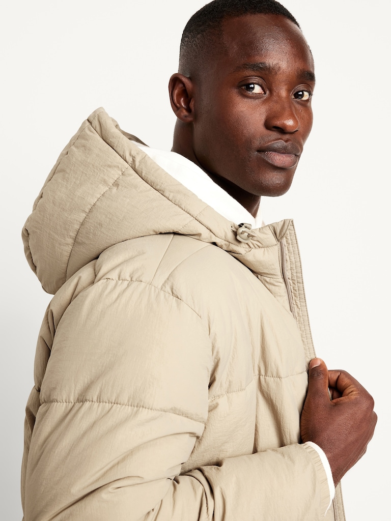 Frost-Free Water-Resistant Hooded Puffer Jacket