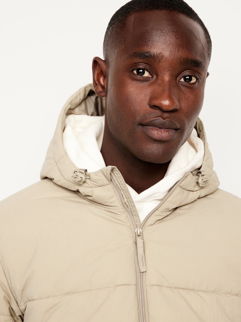 Frost-Free Water-Resistant Hooded Puffer Jacket