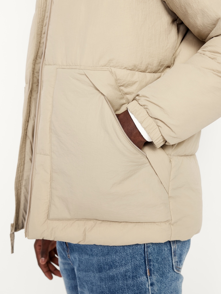 Frost-Free Water-Resistant Hooded Puffer Jacket