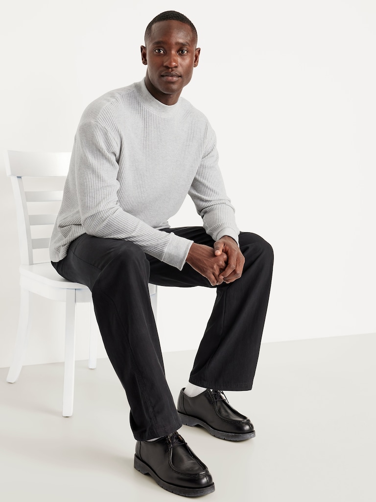 Heavyweight Long-Sleeve Waffle T-Shirt