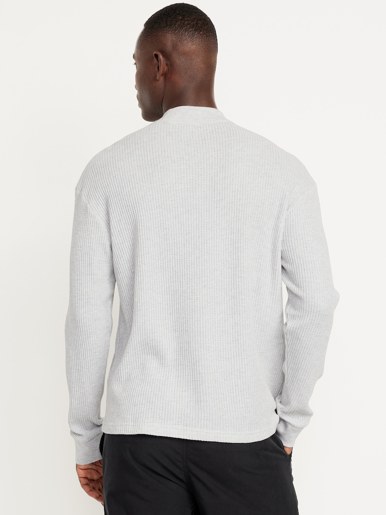 Heavyweight Long-Sleeve Waffle T-Shirt