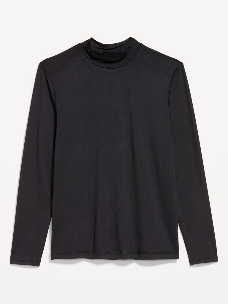 Mock-Neck Long-Sleeve Baselayer Top