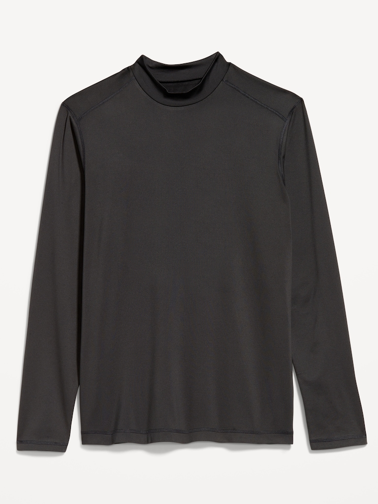 Mock-Neck Long-Sleeve Baselayer Top