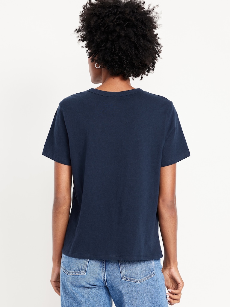 EveryWear Crew-Neck Logo-Graphic T-Shirt