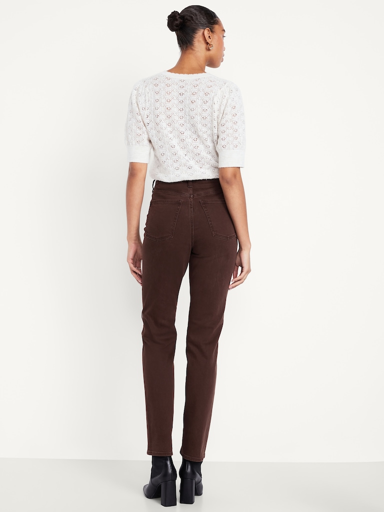 Extra High-Waisted Straight Jeans