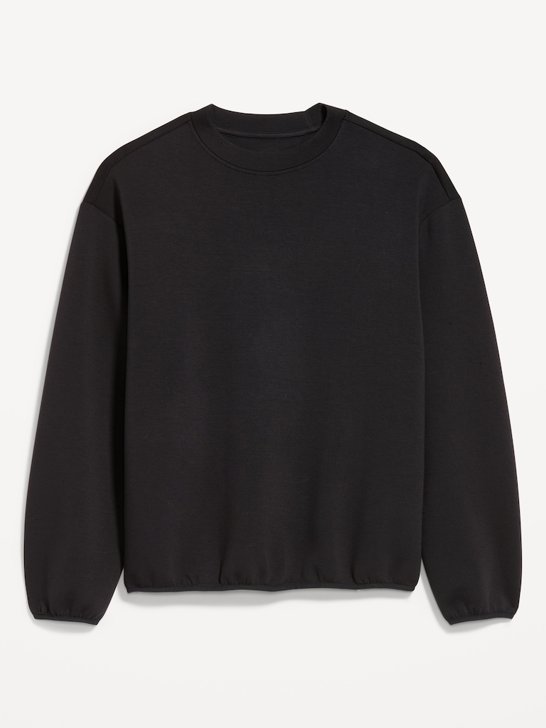 Oversized Bounce Fleece Cinched Sweatshirt