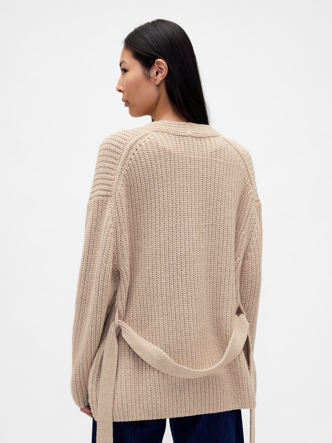 Oversized Wrap Cardigan Sweater