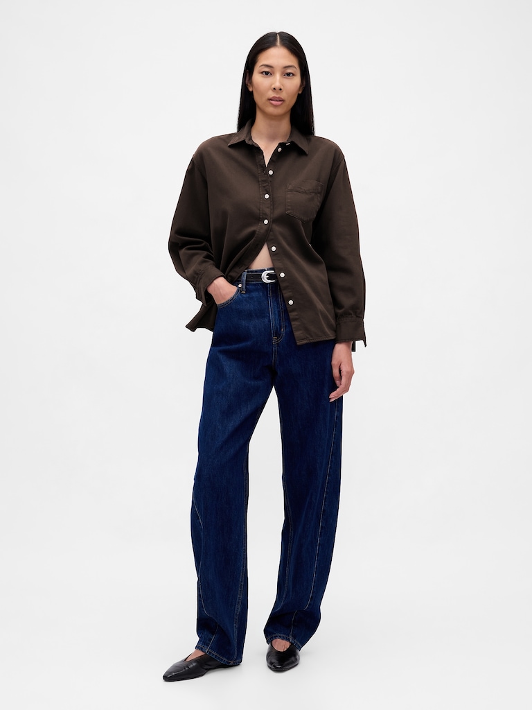 Ultrasoft Denim Big Shirt
