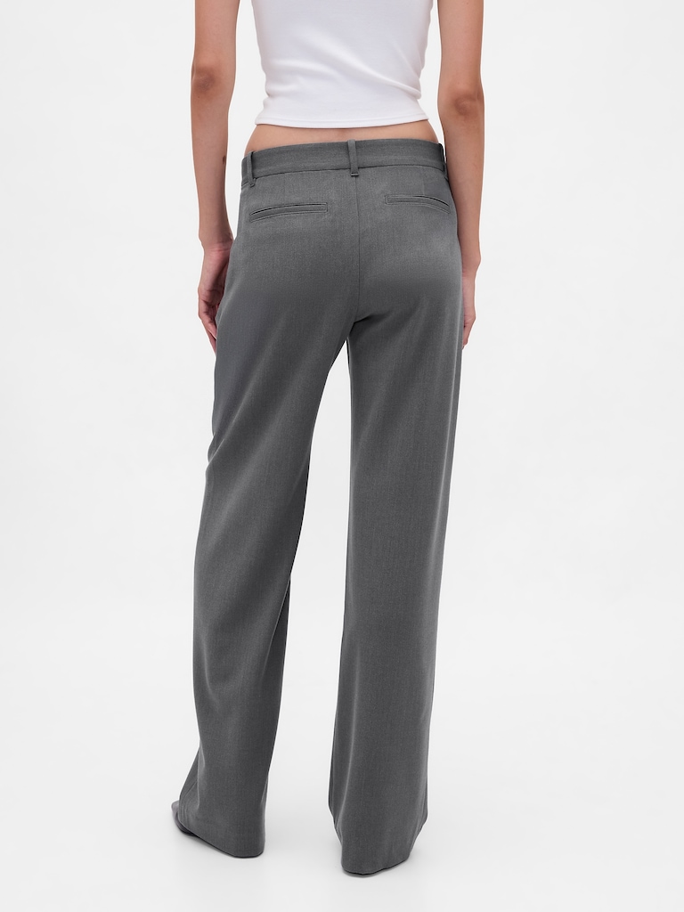 365 Low Rise Brushed Twill Pleated Trousers