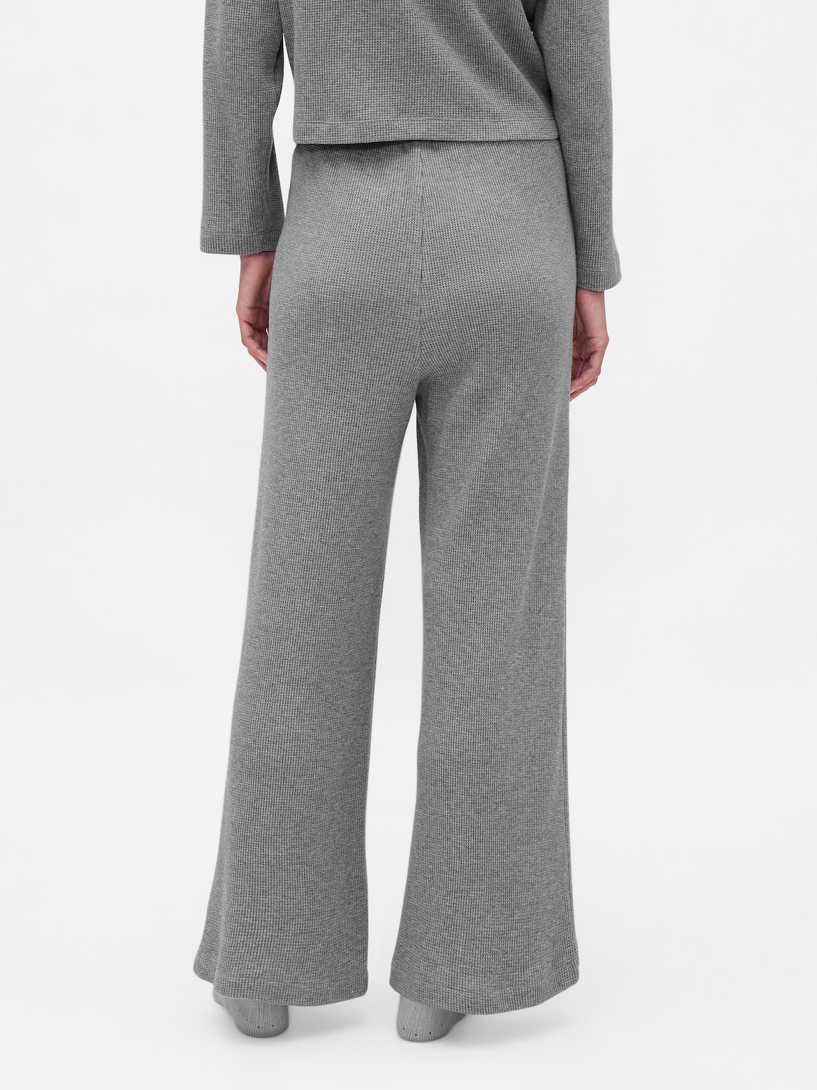 Waffle Wide-Leg PJ Pants