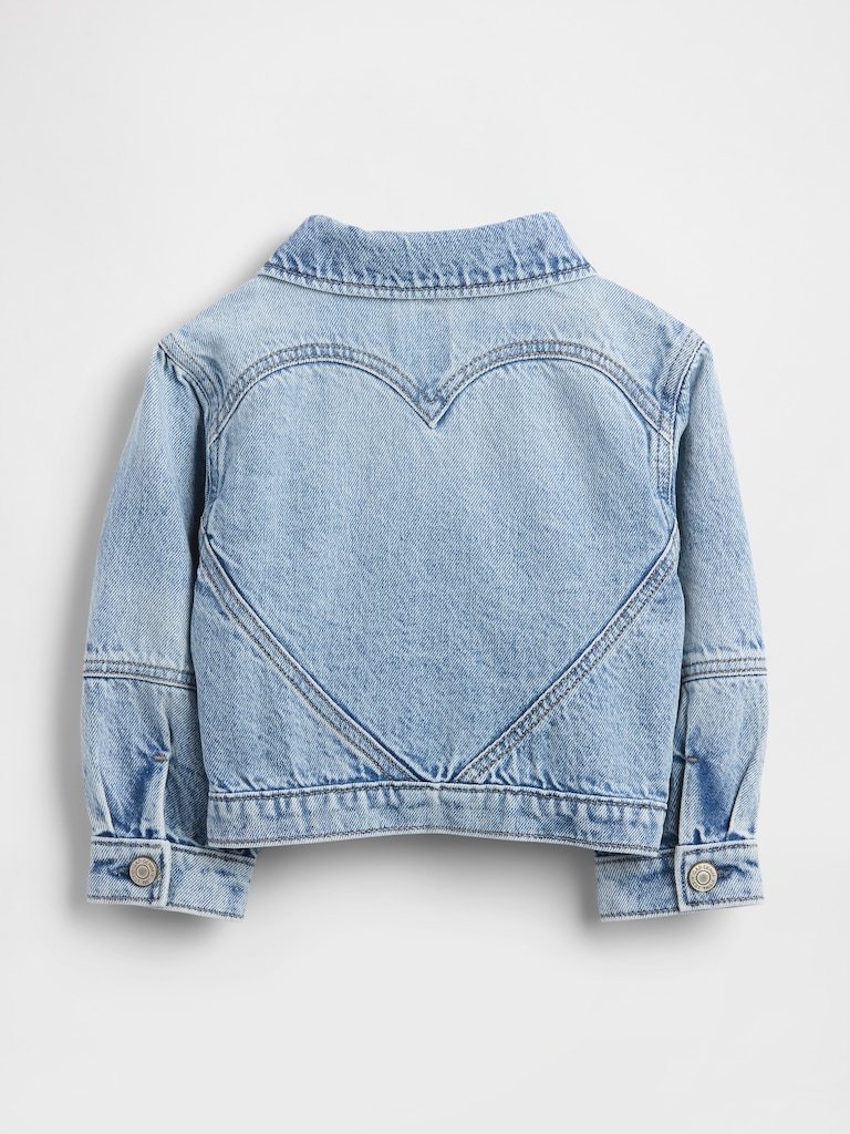 Baby & Toddler Heart Denim Jacket