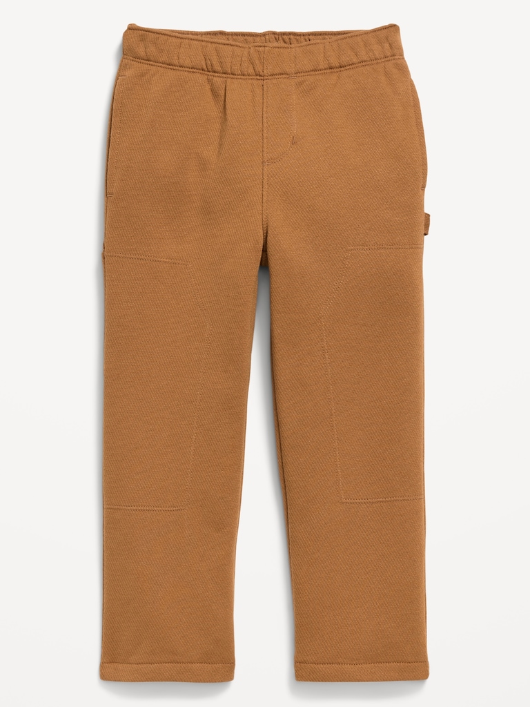 Loose Utility Fleece Straight-Leg Pants for Toddler Boys