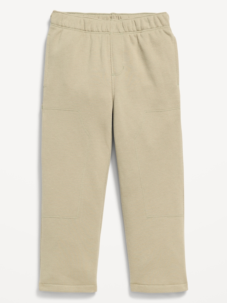 Loose Utility Fleece Straight-Leg Pants for Toddler Boys