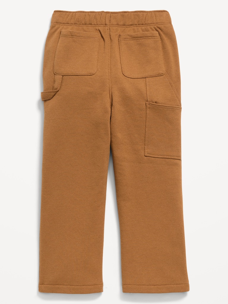 Loose Utility Fleece Straight-Leg Pants for Toddler Boys
