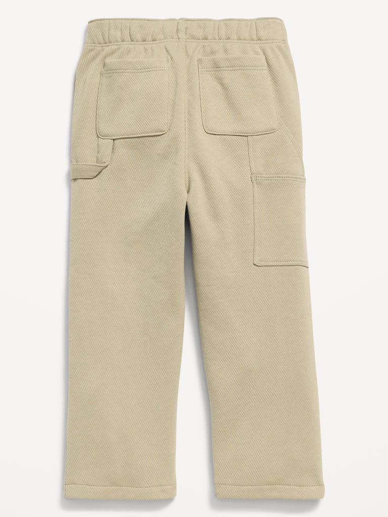 Loose Utility Fleece Straight-Leg Pants for Toddler Boys