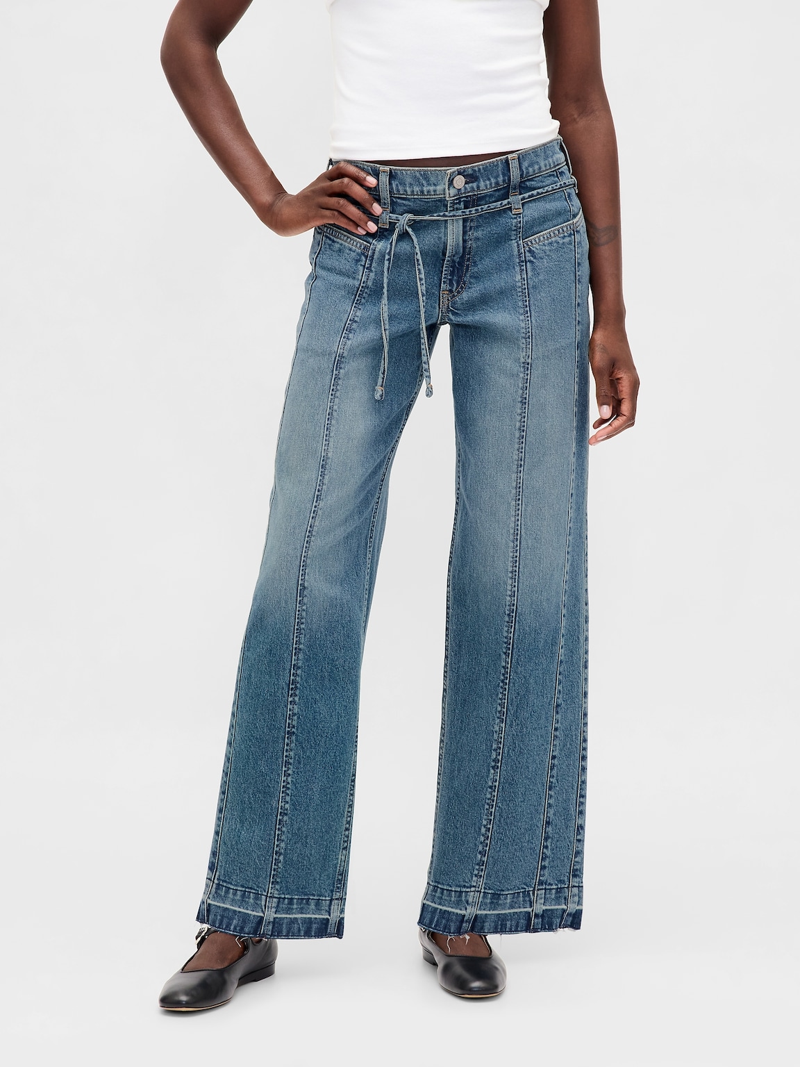 Low Rise '90s Loose Jeans