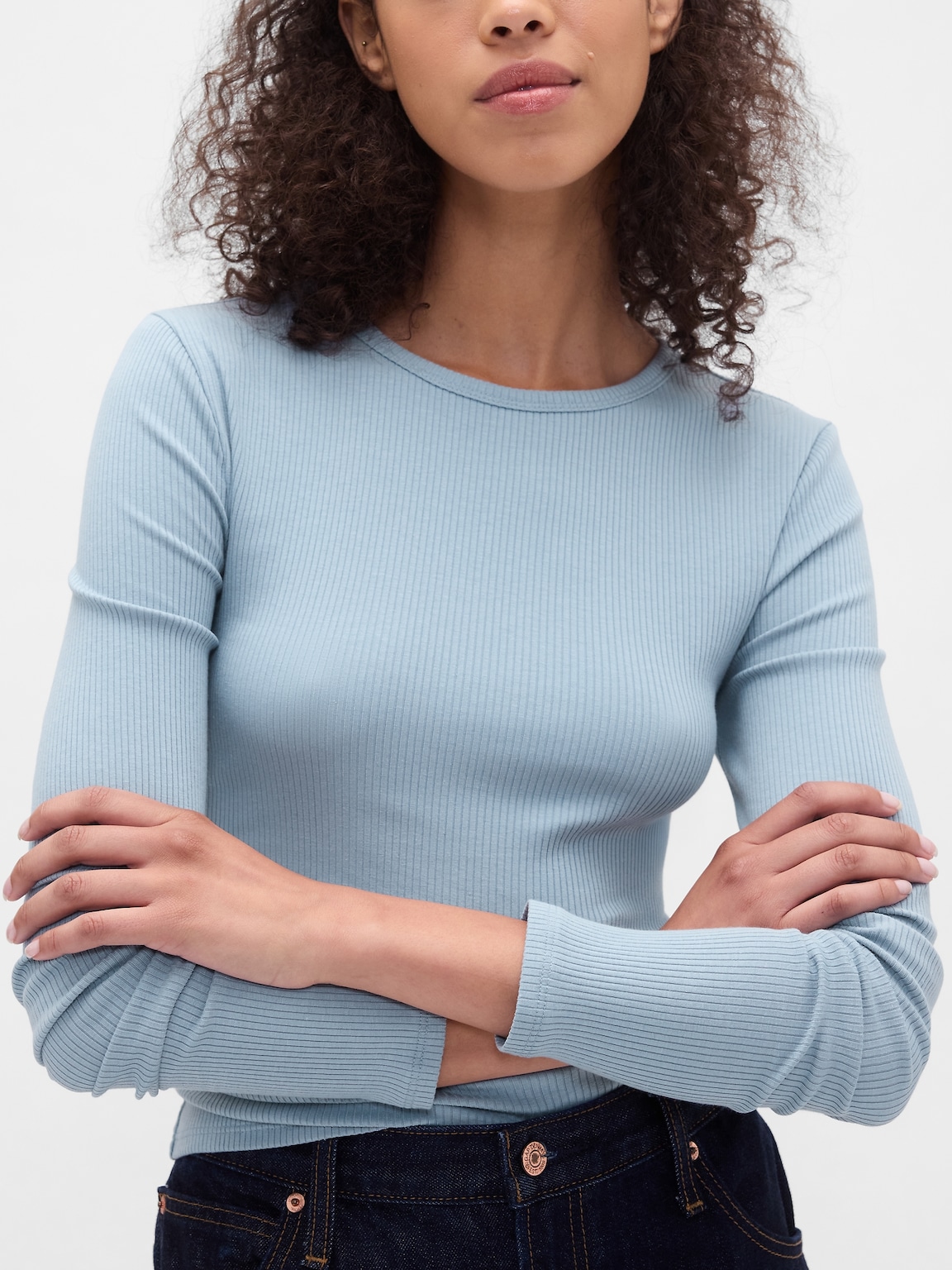 Modern Rib Crop T-Shirt