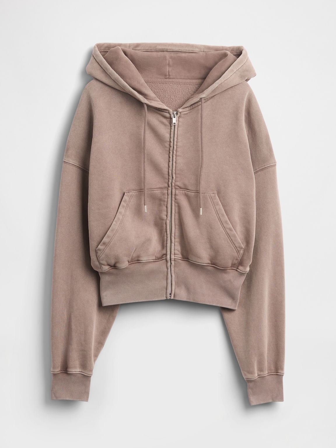 VintageSoft Full-Zip Wedge Hoodie