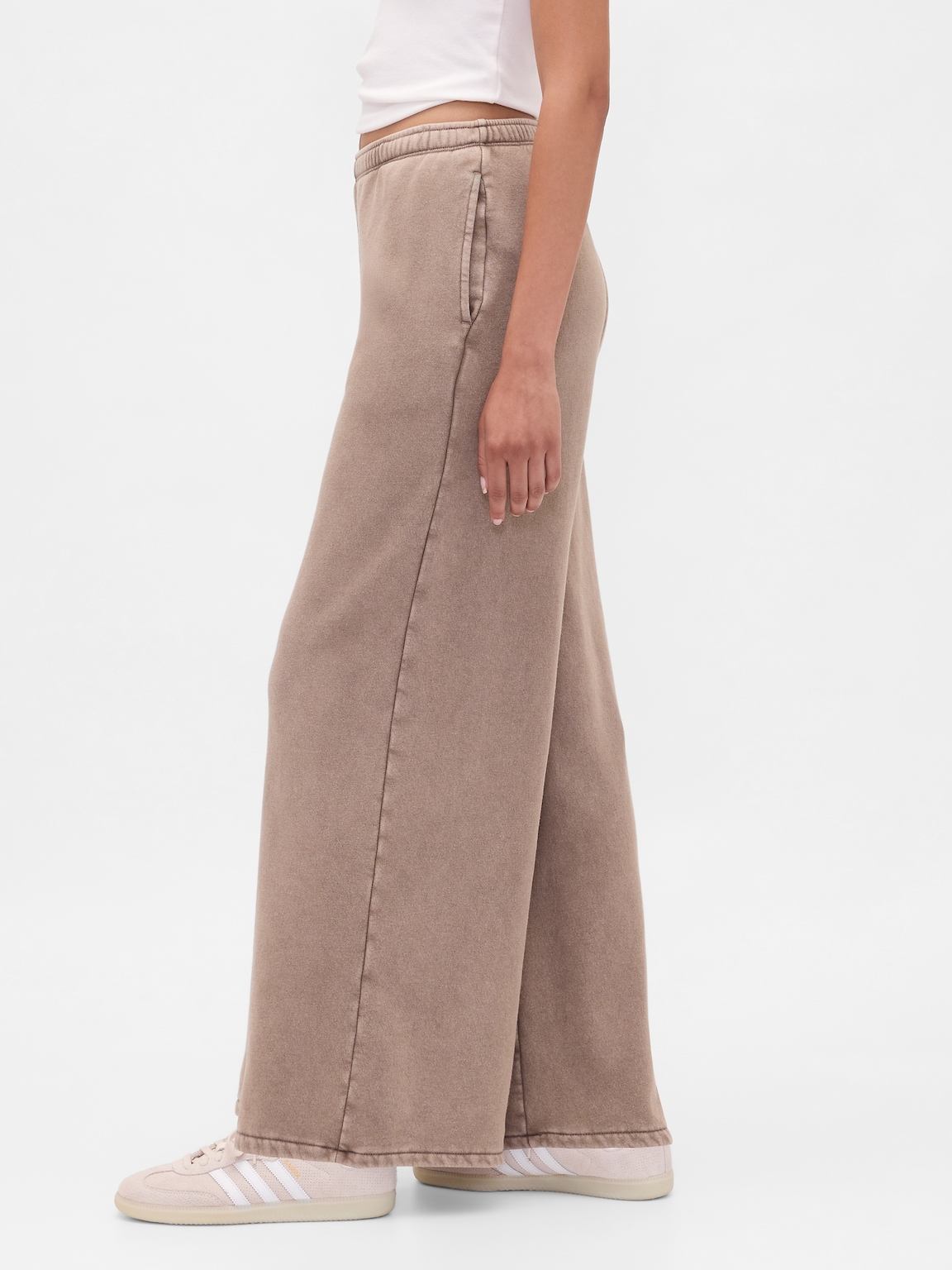 VintageSoft Baggy Wide-Leg Sweatpants
