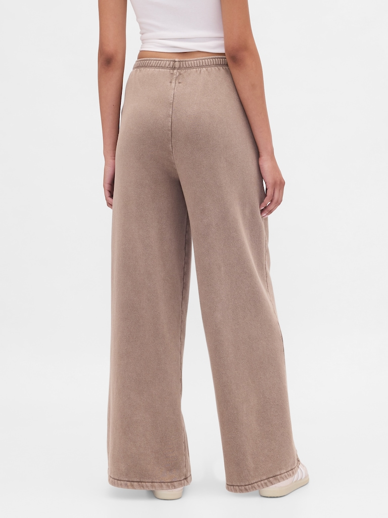 VintageSoft Baggy Wide-Leg Sweatpants