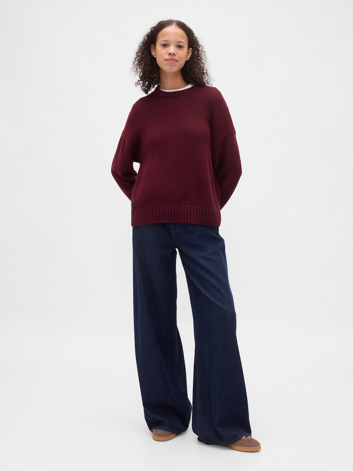 100% Cotton Relaxed Sweater