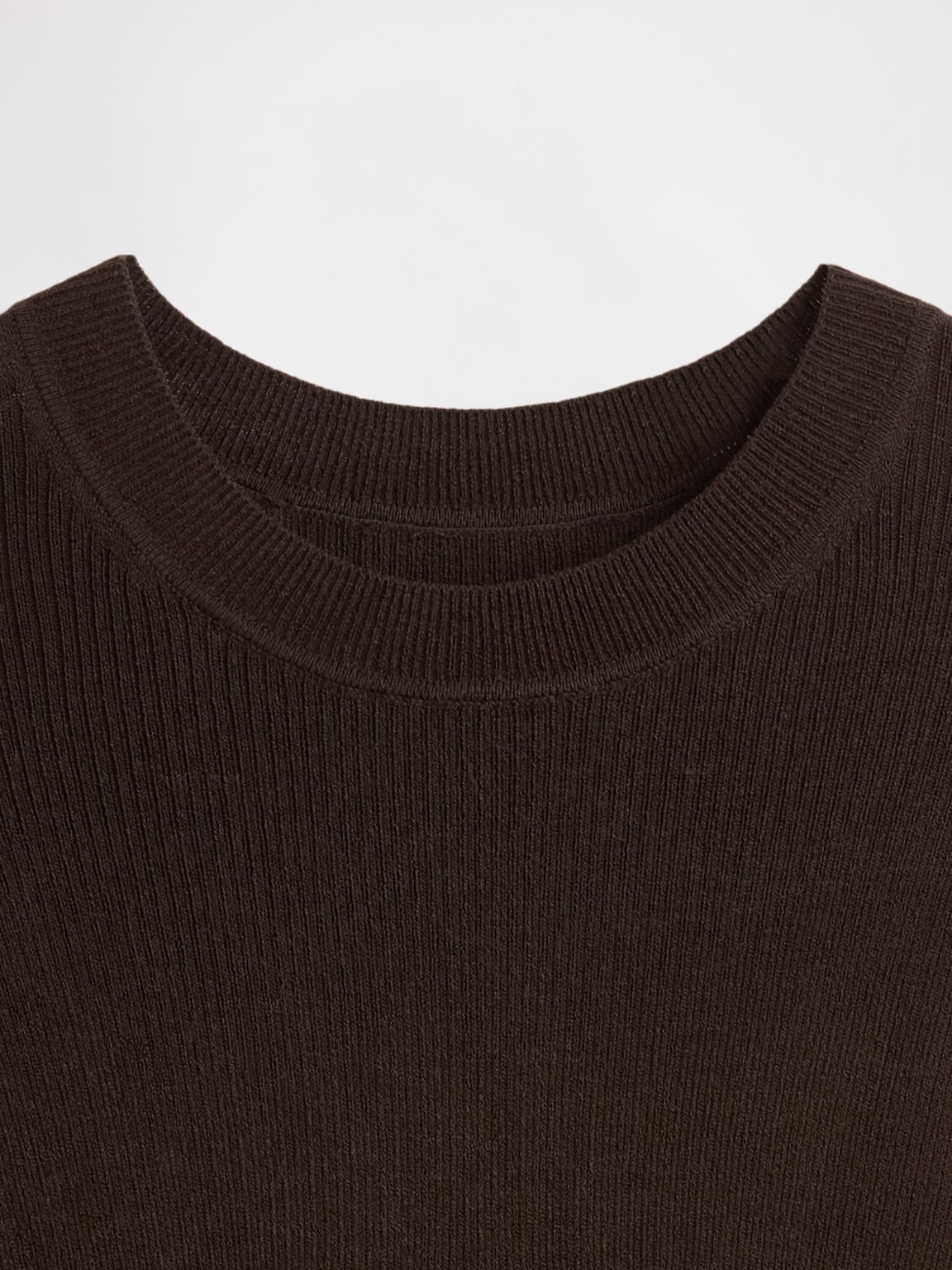 Sheer Rib Sweater Bodysuit