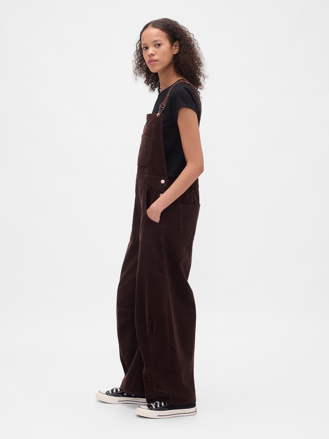 Corduroy Horseshoe Overalls