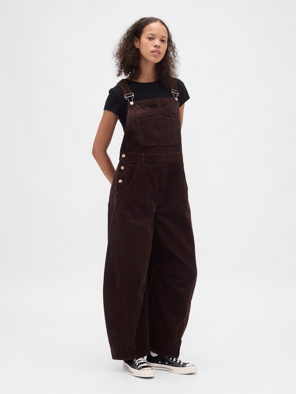 Corduroy Horseshoe Overalls
