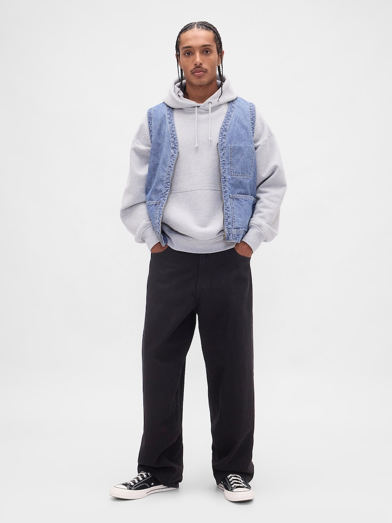 Heavyweight Denim Utility Vest