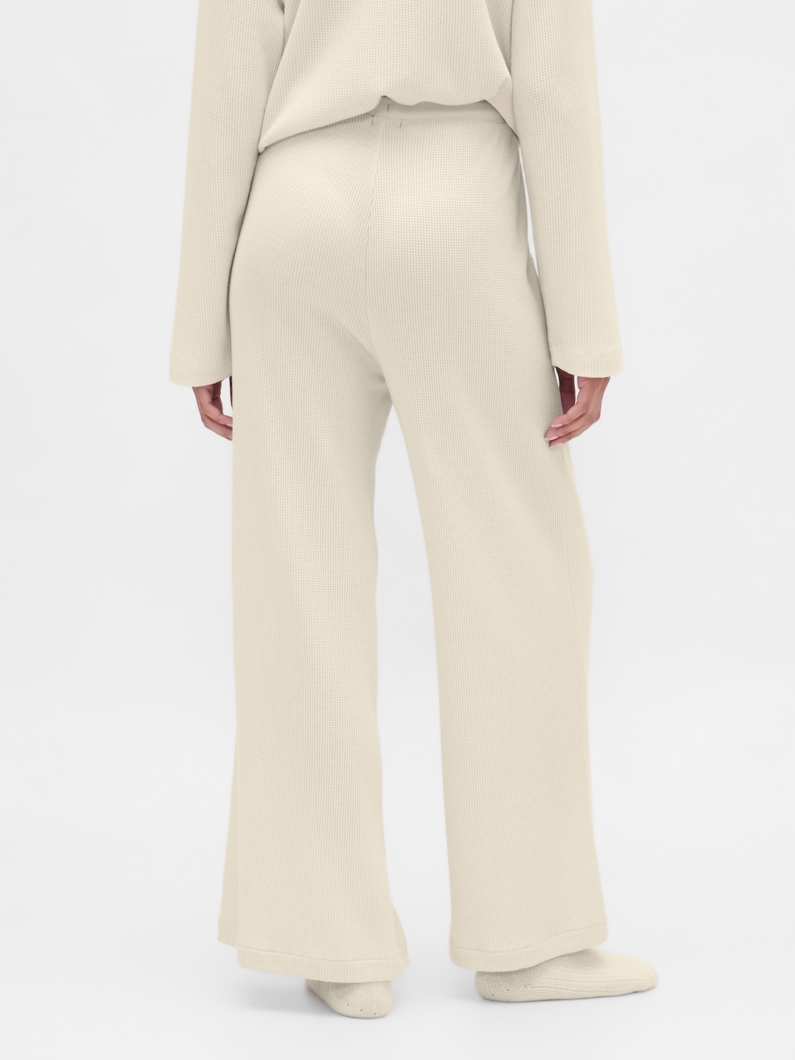 Waffle Wide-Leg PJ Pants