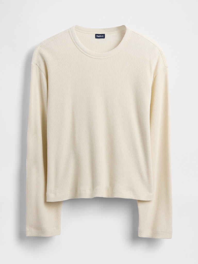 Waffle Crop PJ Top