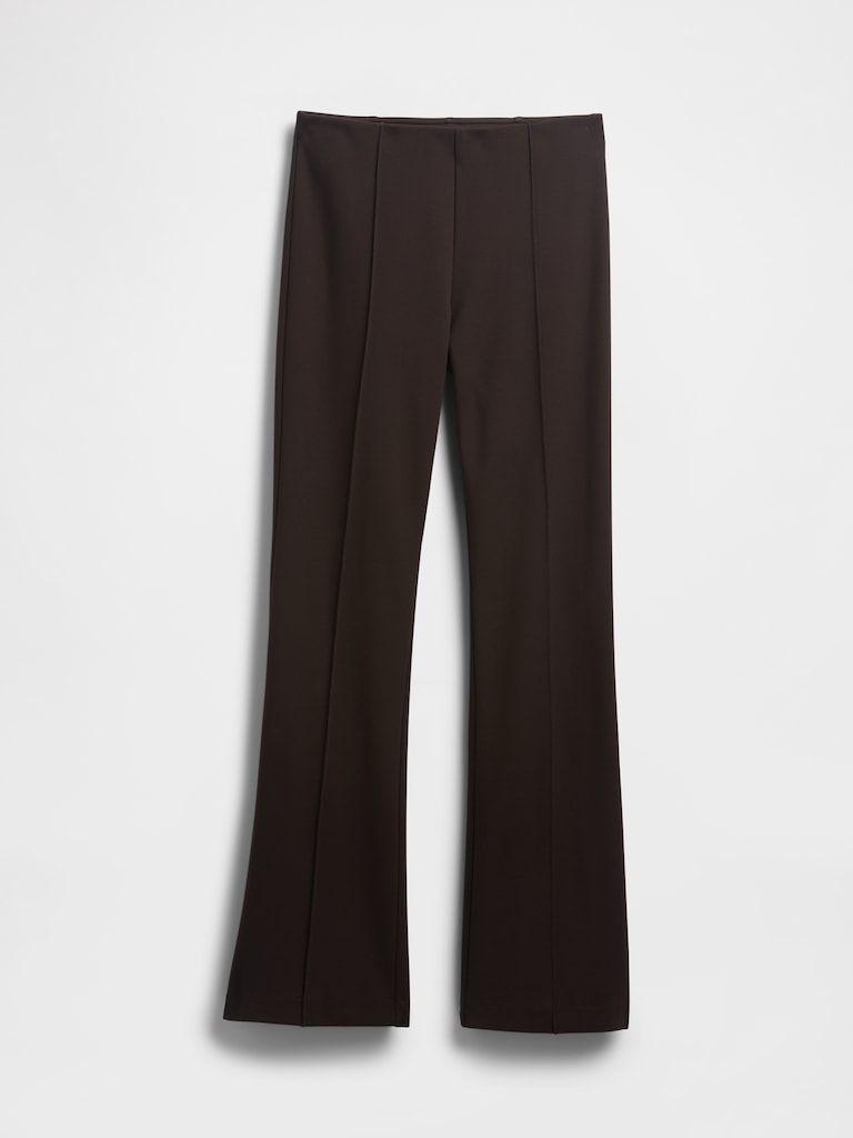 High Rise Double Knit Boot Pants