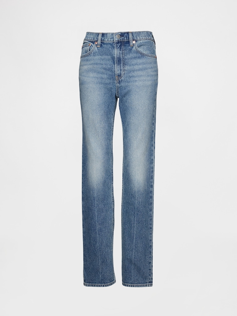 High Rise '90s Straight Jeans