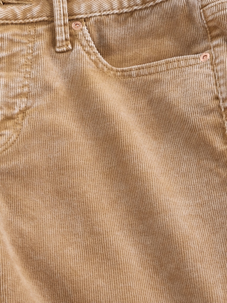 Low Rise Corduroy Long & Lean Pants