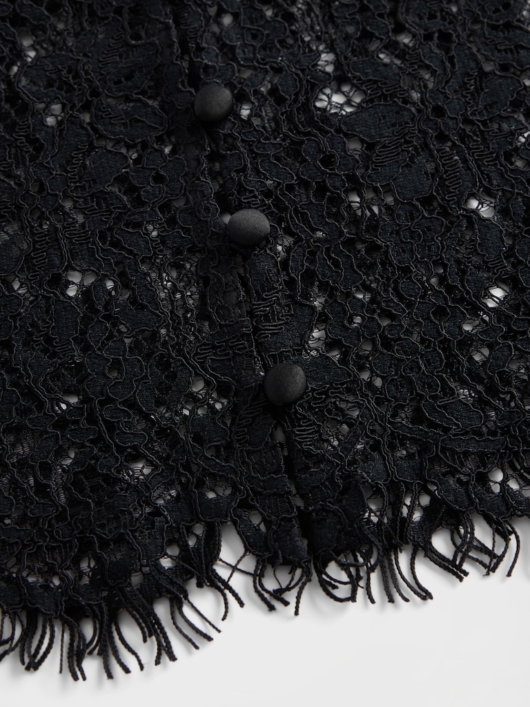 Lace V-Neck Top