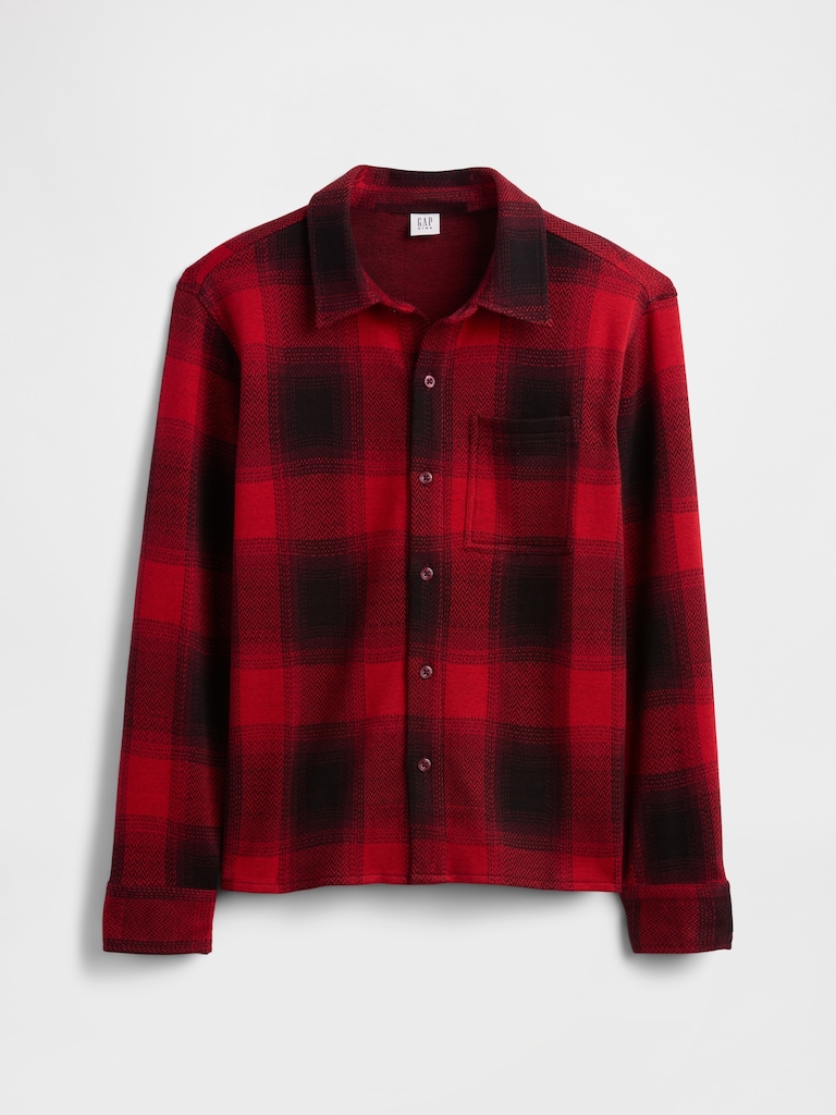 Kids Plaid Button-Front Shirt