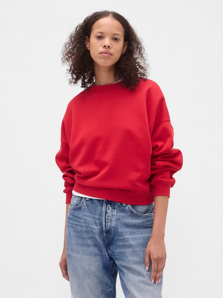 VintageSoft Wedge Crewneck Sweatshirt