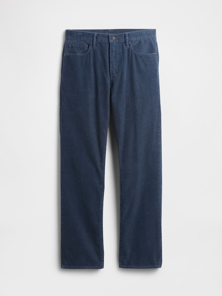 Corduroy Relaxed Straight Pants