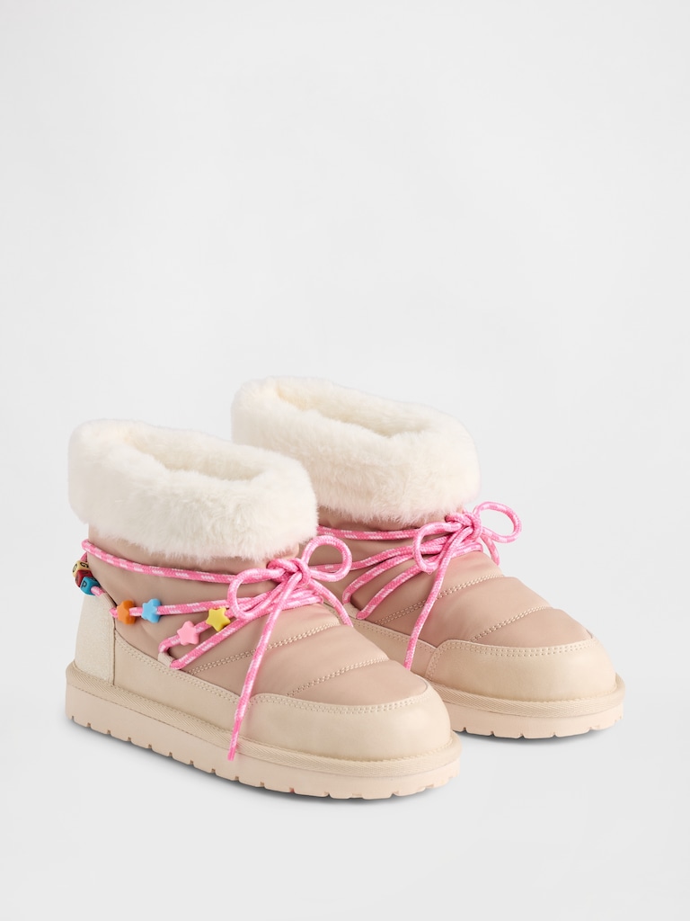 Kids Charm Puffer Boots