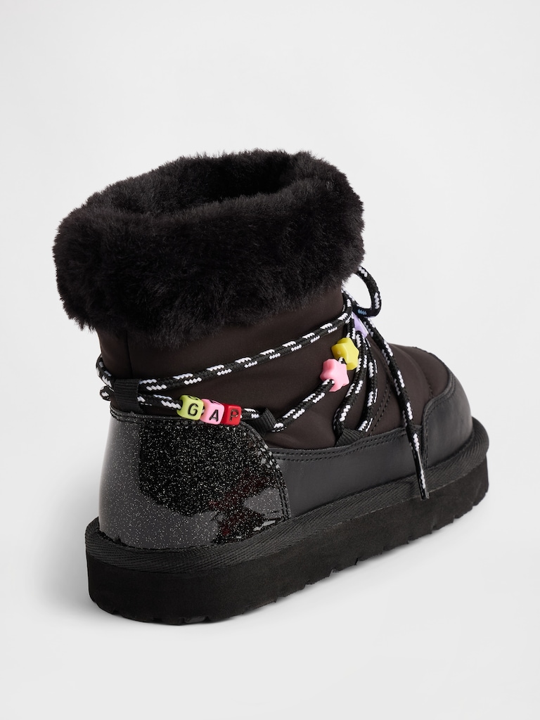 Kids Charm Puffer Boots