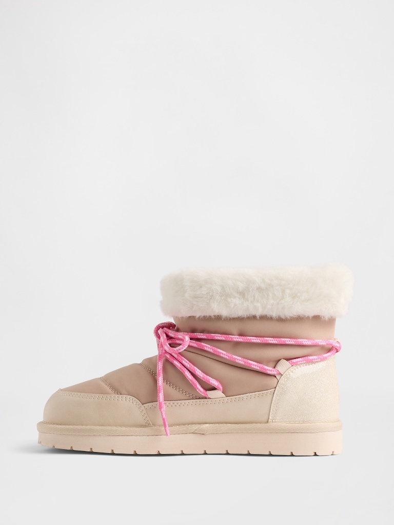 Kids Charm Puffer Boots
