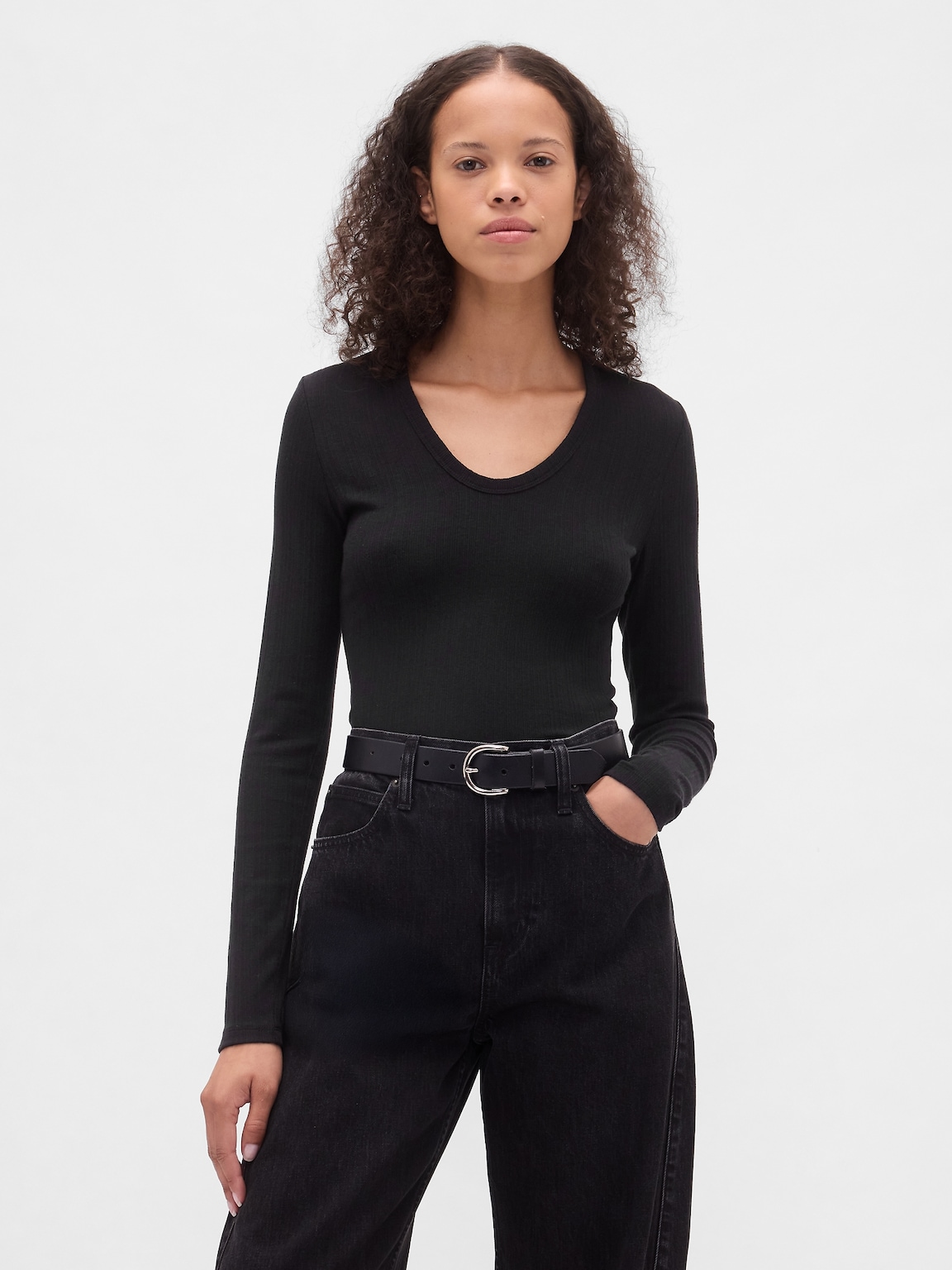 Sheer Modern Rib T-Shirt
