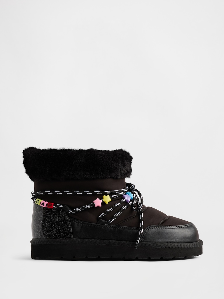 Kids Charm Puffer Boots