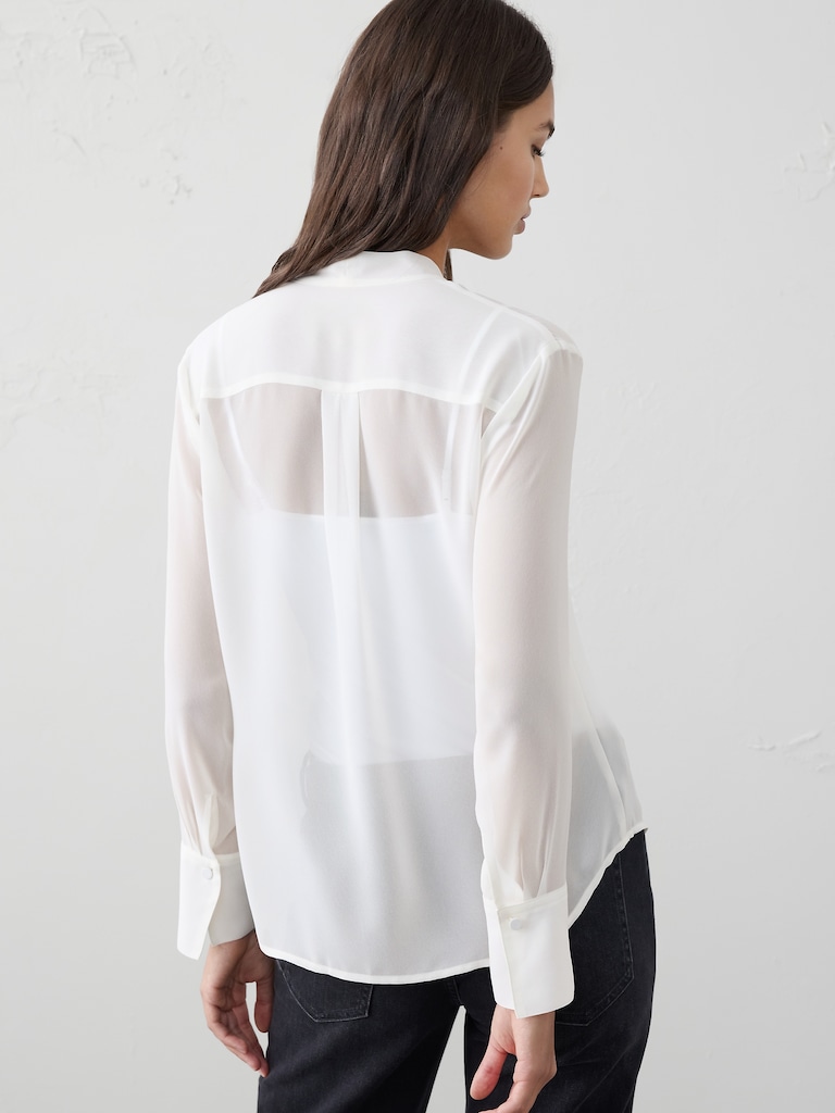 Tie-Neck Blouse