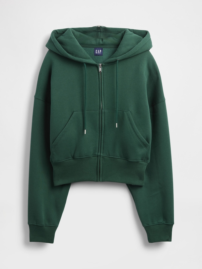 VintageSoft Full-Zip Wedge Hoodie