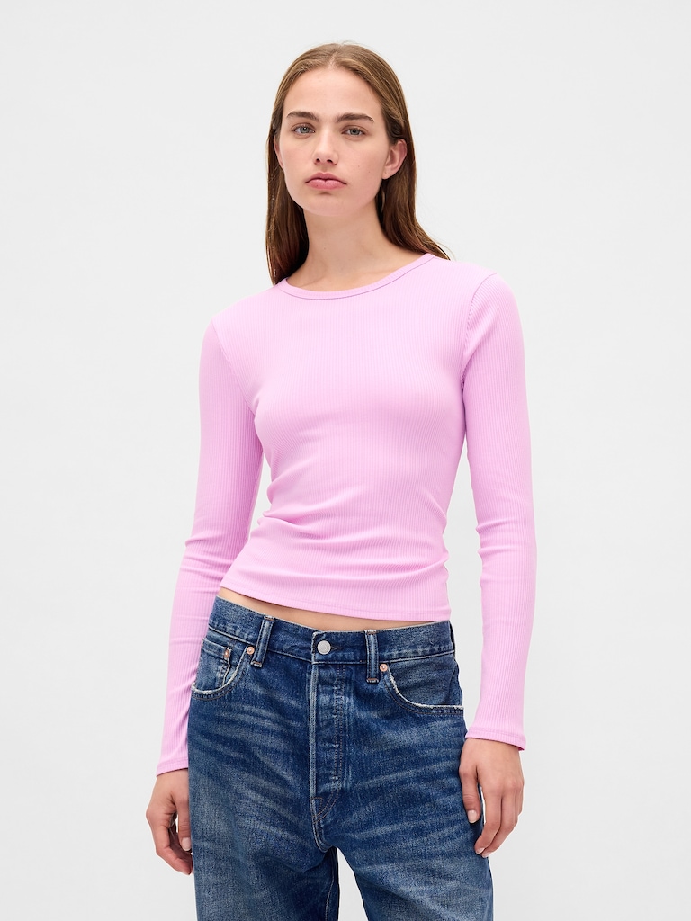 Modern Rib Crop T-Shirt