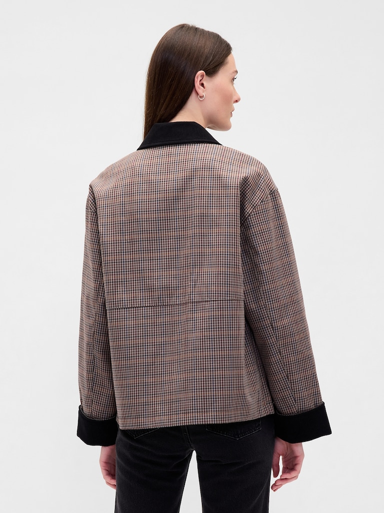 Plaid Barn Jacket