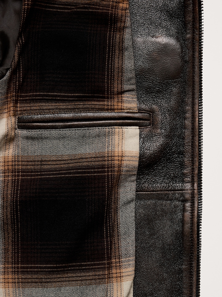 Leather Racing Jacket