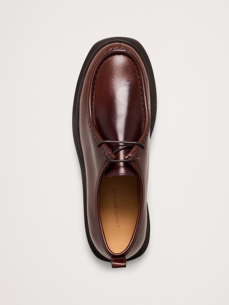 Italian Leather Derby Shoes